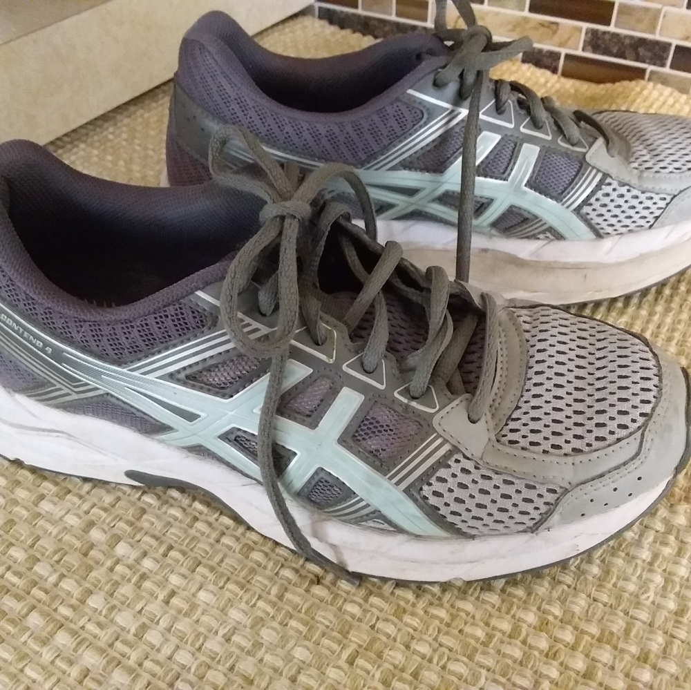 Asics Gel Contend 4 Tennis Shoes Leg Length Discrepancy Lift on left shoe